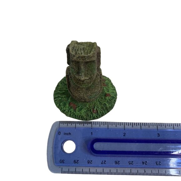 Penn Plex Mini Easter Island Cannon Aquarium Resin Décor Set - Picture 6 of 13